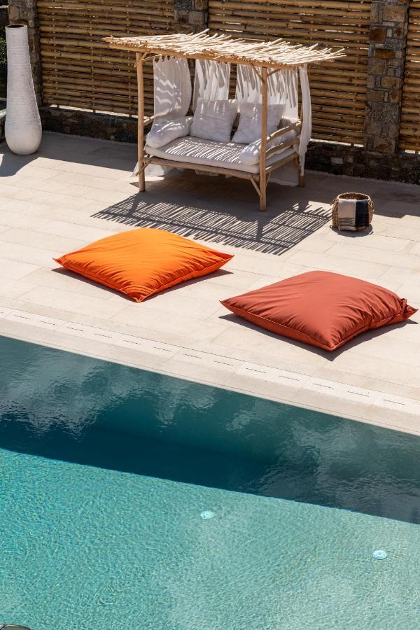 Mykonos Ag Villas In Ftelia Beach Exterior foto