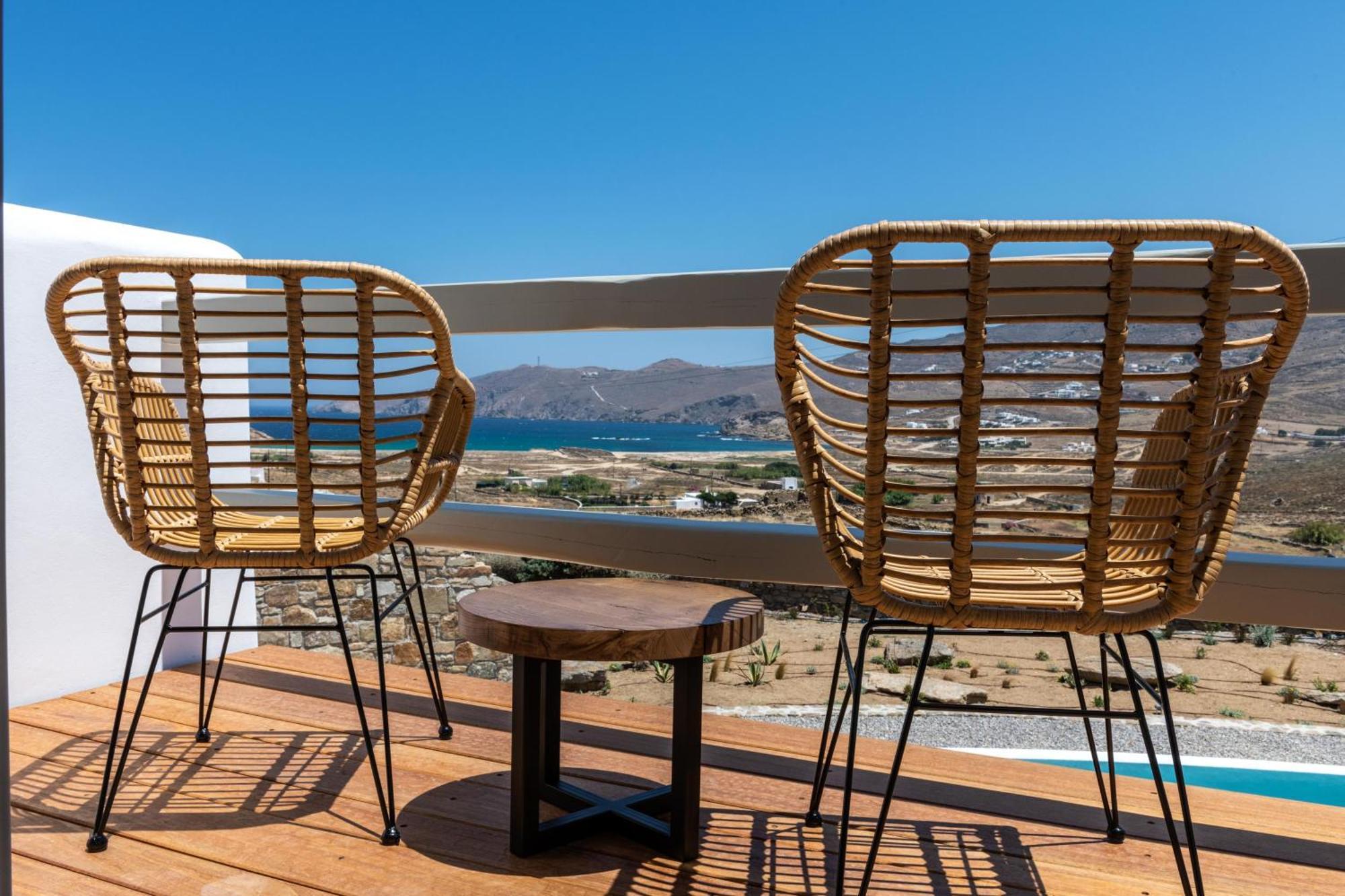 Mykonos Ag Villas In Ftelia Beach Exterior foto