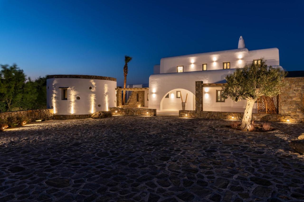 Mykonos Ag Villas In Ftelia Beach Exterior foto