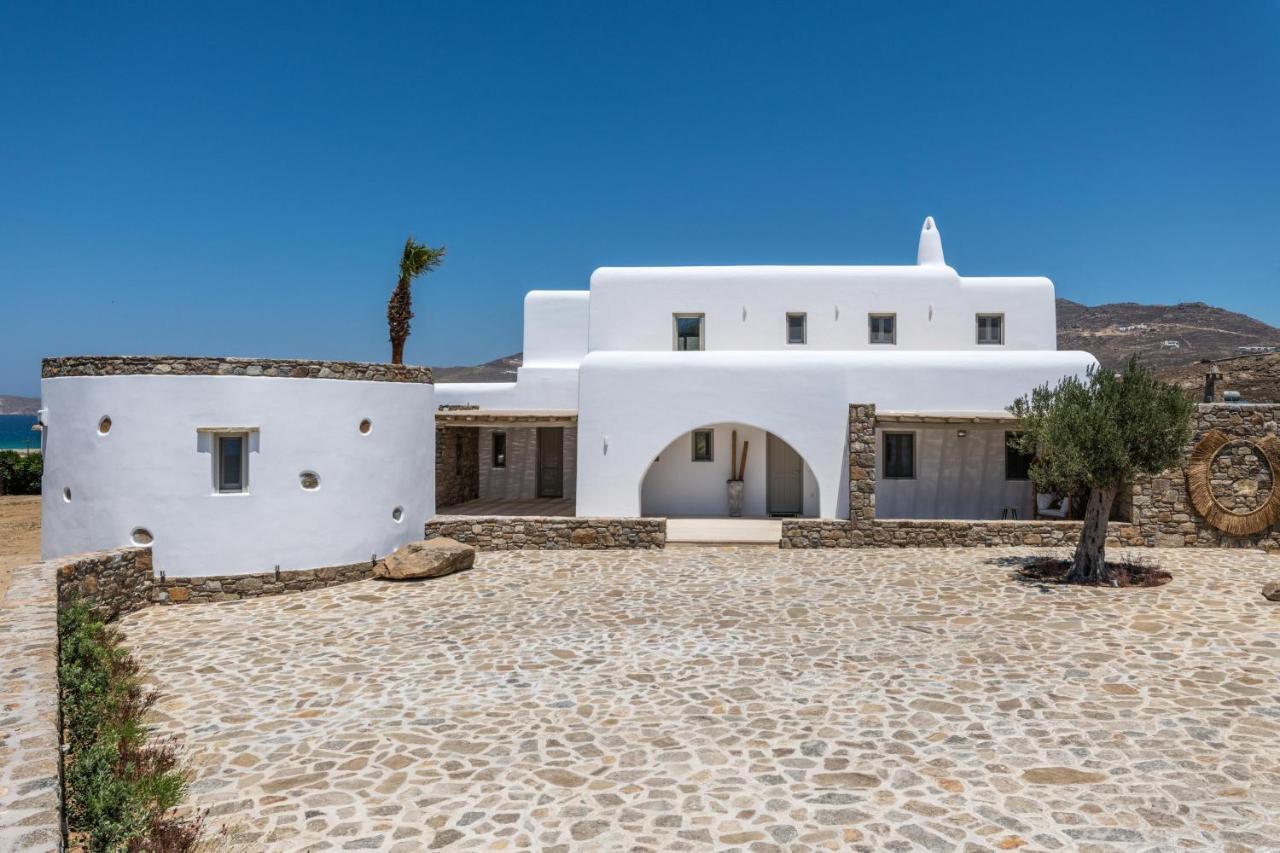 Mykonos Ag Villas In Ftelia Beach Exterior foto